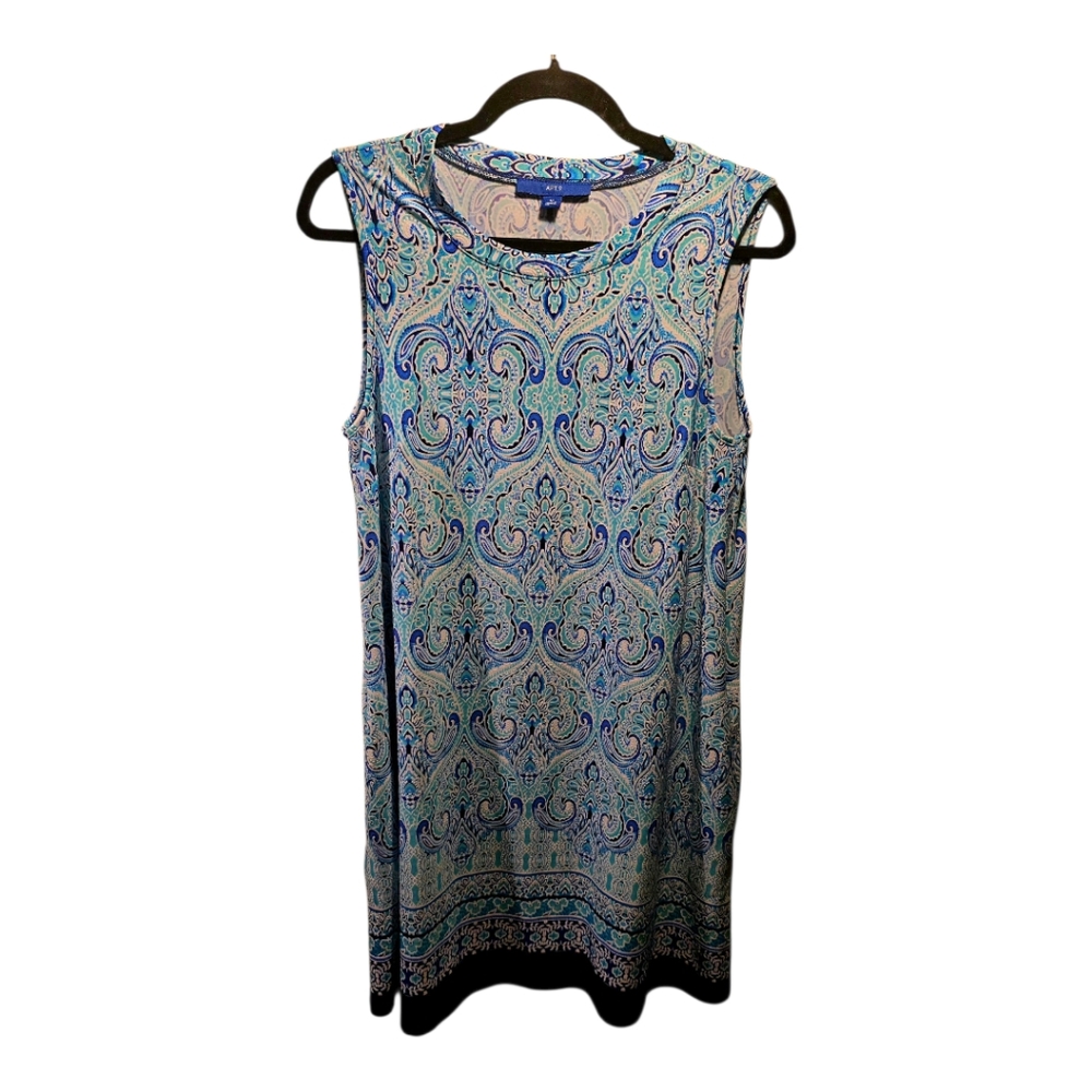 Apt. 9 Blue Paisley Dress